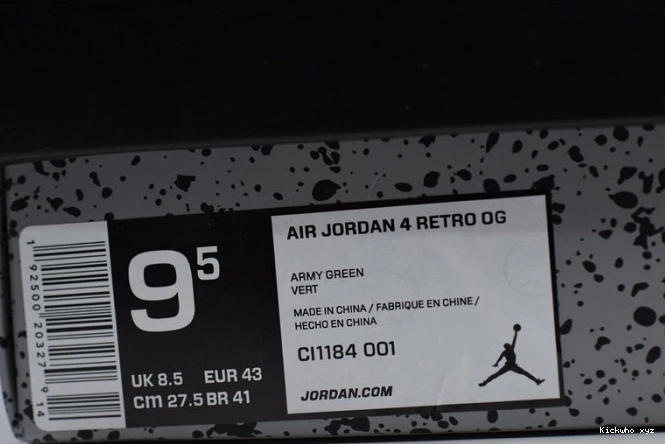 4 Laser Air Retro CI1184-001 Jordan Black 0726